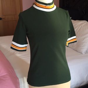 Monki mockneck top - S